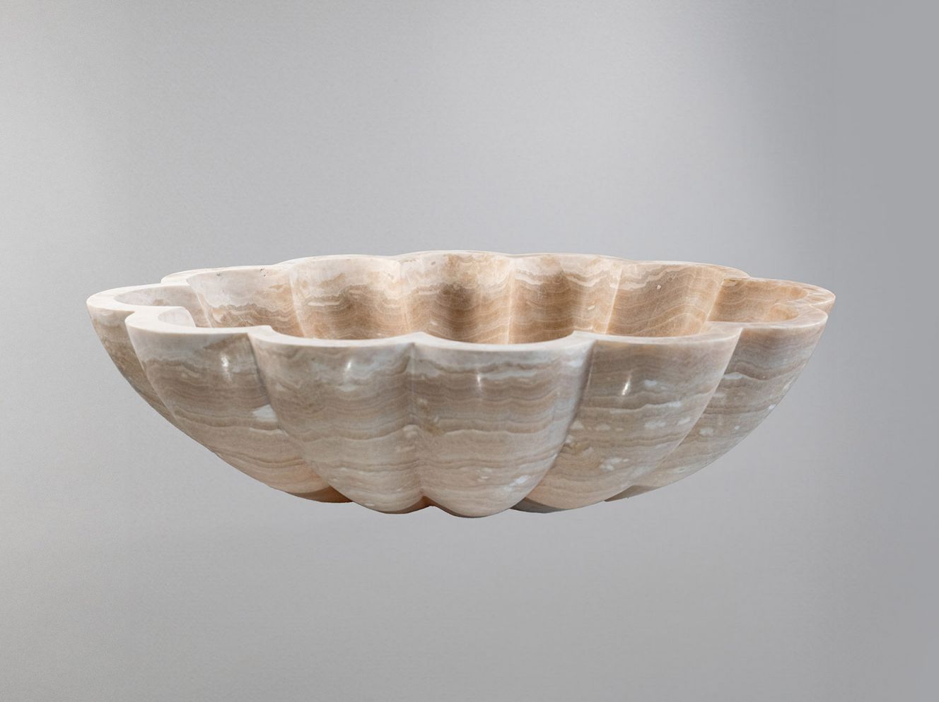 Marble Vessel Sink | Luxury Bathroom Basin 16x22 inches USA | Handcrafted Natural Stone Sink