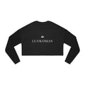 LUXWOMAN Breathable Fleece Cropped Sweatshirt