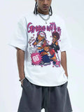 Cool Men's Graphic Tee, Comfy Half Sleeve Shirt for Men