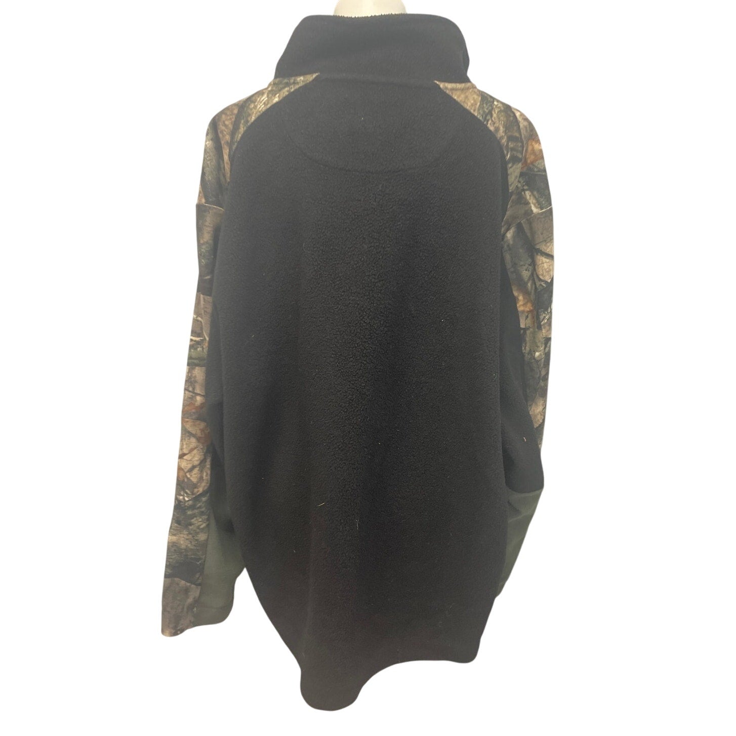 Legendary Mens XXL Polyester Camo Long Sleeve Quarter Zip Pullover Sweatshirt