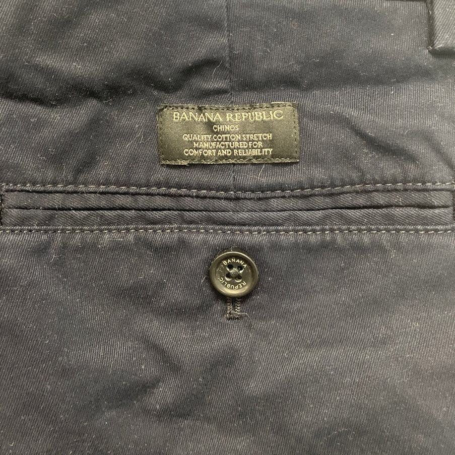 Banana Republic Womens 30X30 Flat Front Fulton Chino Pants w Pockets