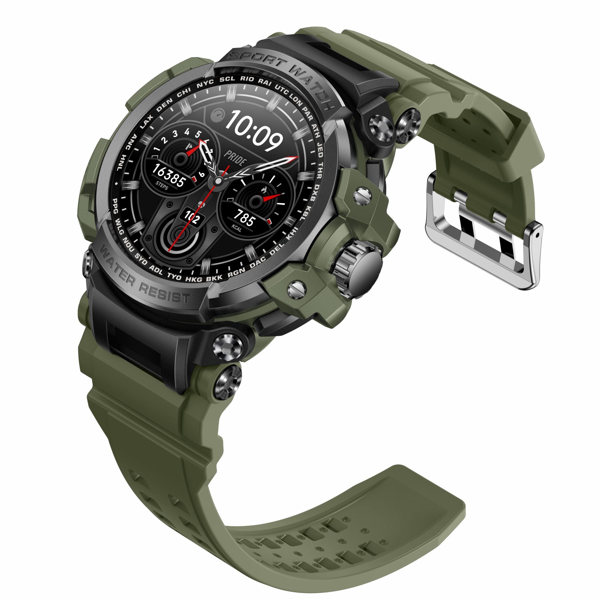 LC16 smartwatch Bluetooth call outdoor three defense heart rate monitoring smart watch
