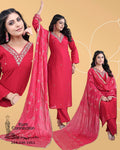 Dark pink : Salwar suit