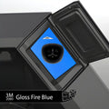 3M Gloss Fire Blue Tesla Charge Port Wrap | Cybertruck