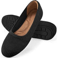 Reimferce Womens Size 8 Black Mesh Close Toe Slide On Comfort NonSlip Flat Shoes