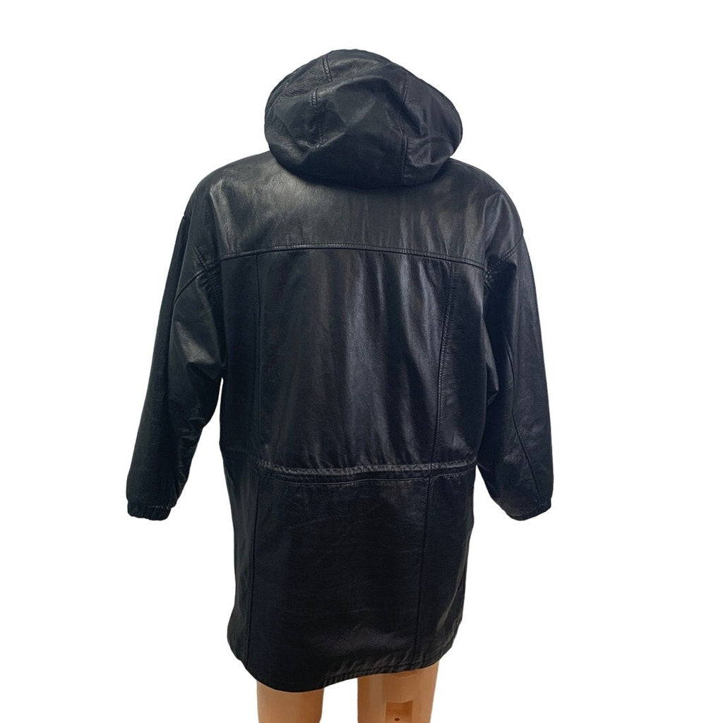 Wilsons 100% Real Leather Mens Large Thinsulate Quilted Interior Leather Coat