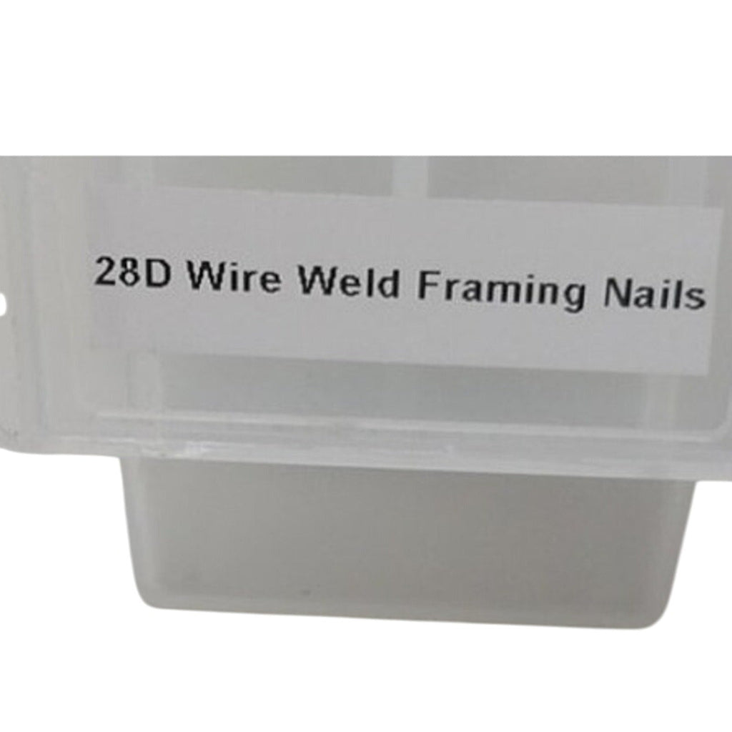 125 New Collated Bright Coated 3.25" 21 Degrees Framing Nails Open Box