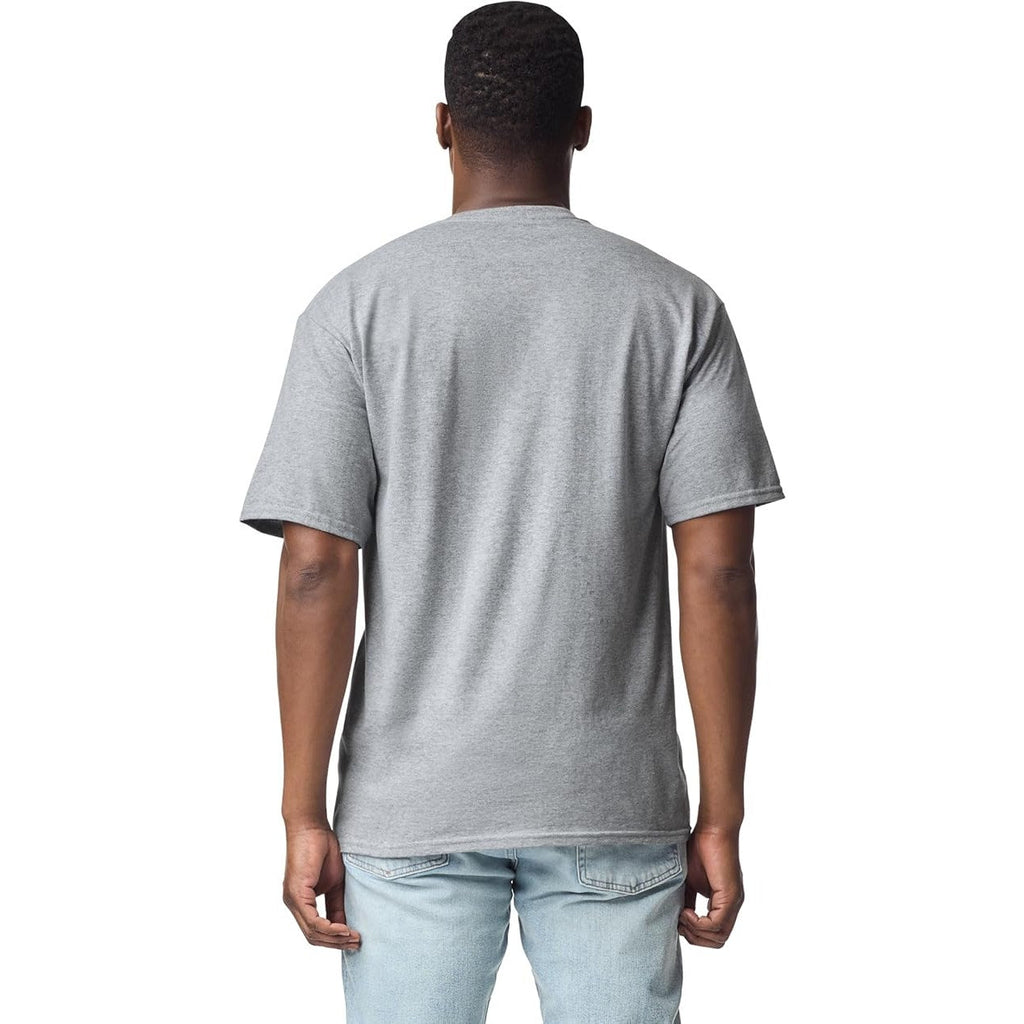 2 Gildan Mens 2XL Softstyle Cotton Blend Heather Short Sleeve Crew Neck T Shirt
