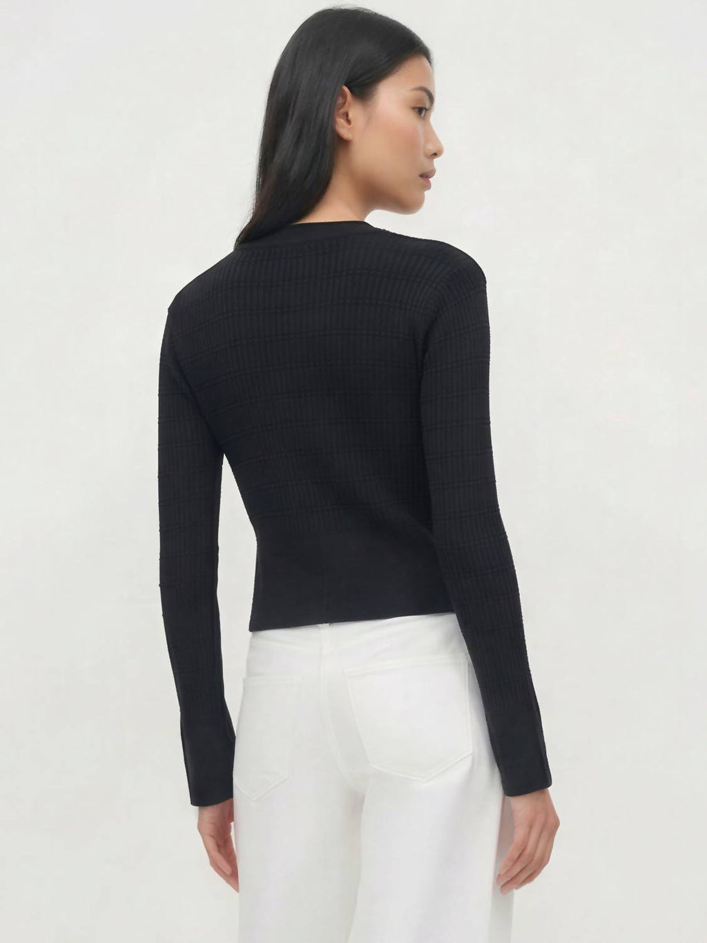Gabriella Bow Button Sweater