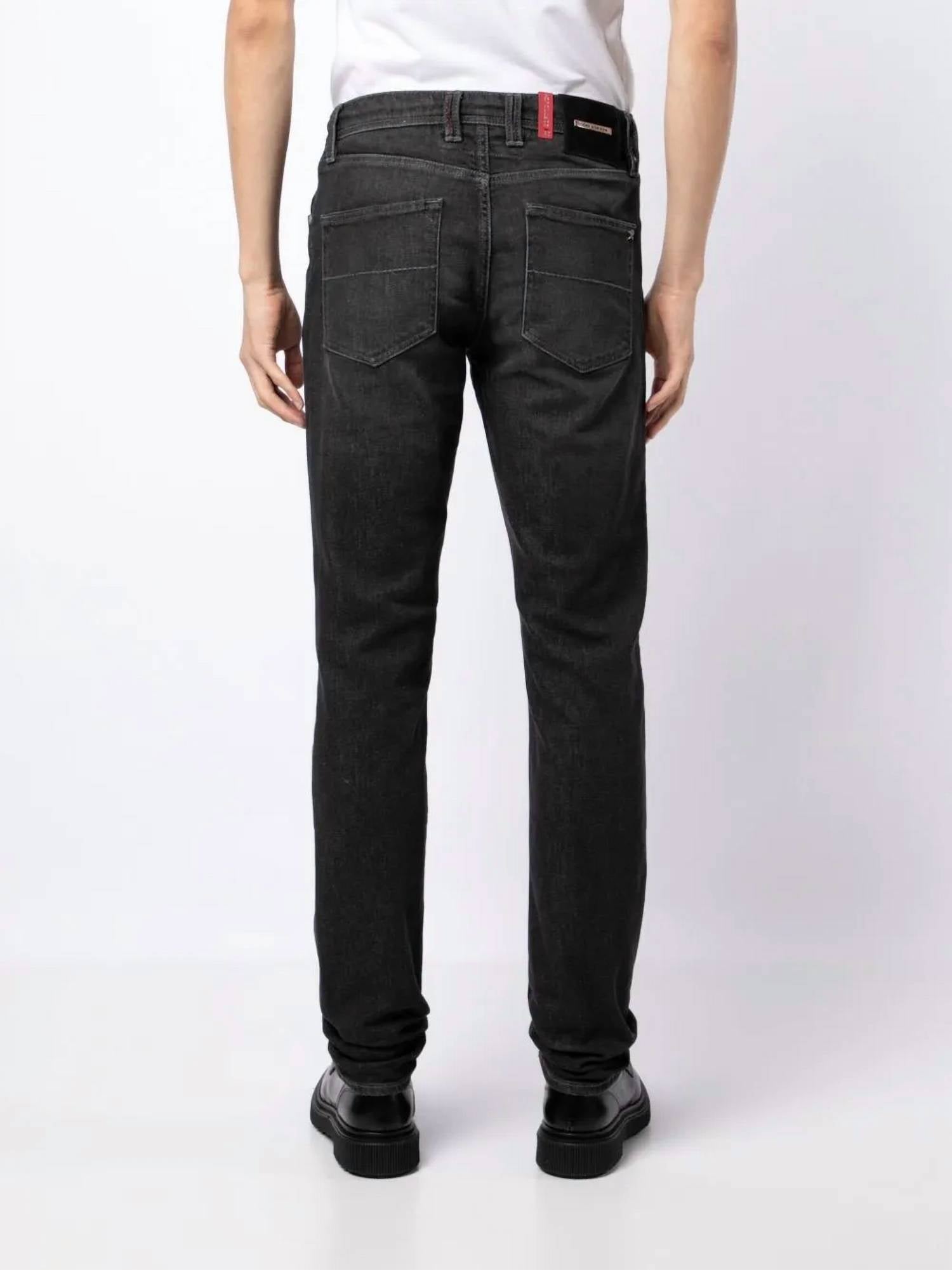 Leonardo Stretch Denim Slim Straight Leg Jeans
