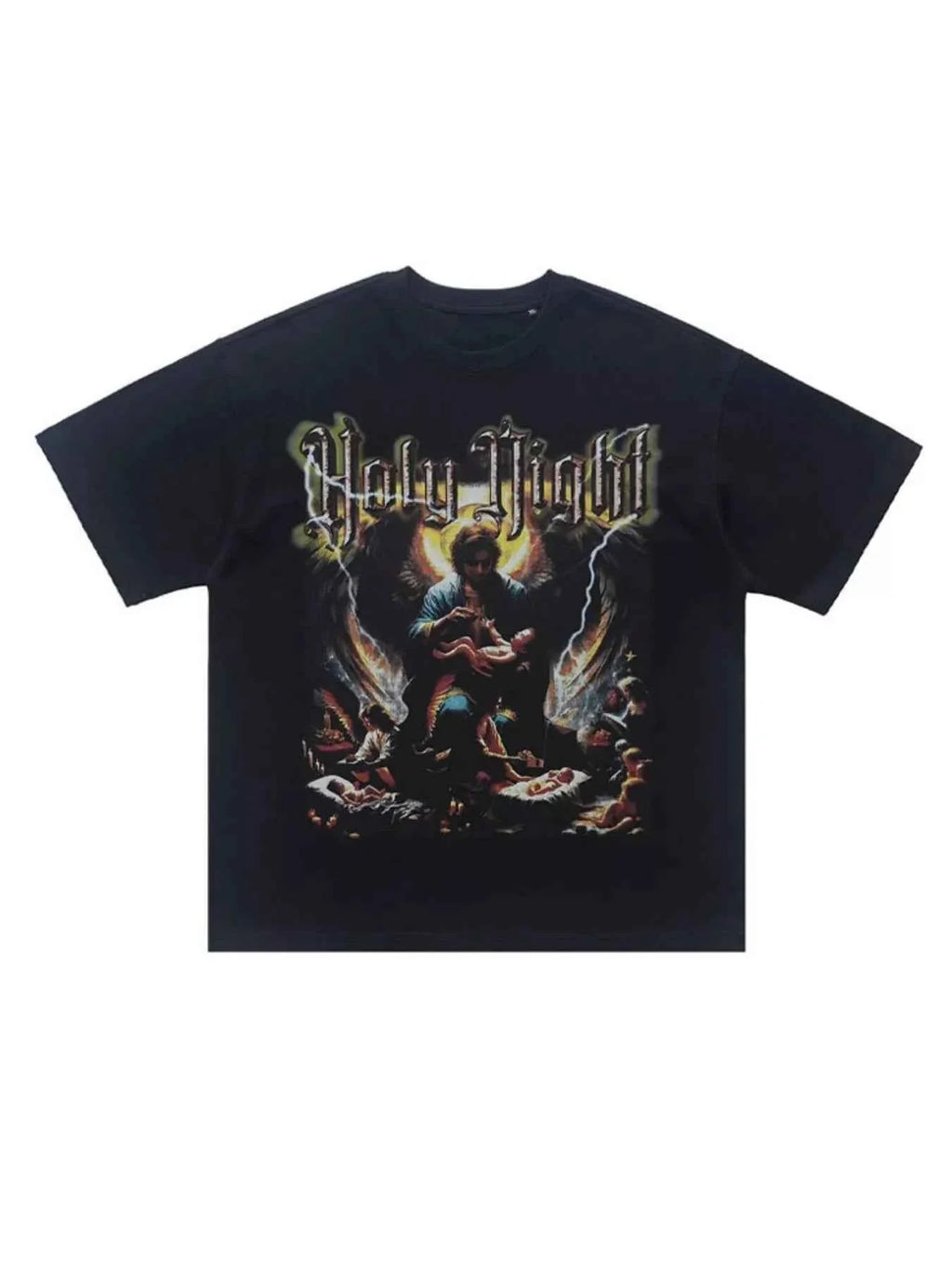 Men's Graphic Round Neck Oversized T-Shirt