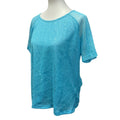 Cathy Daniels Womens XL Short Sleeve Polyester Sequin Short Sleeve Crew Neck Top