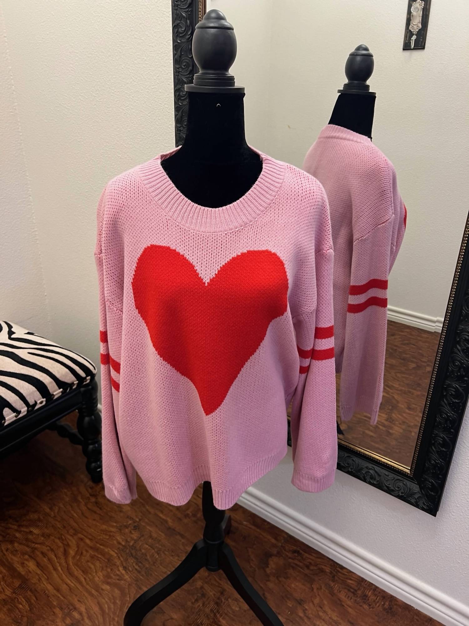 Women's Heart Sweater