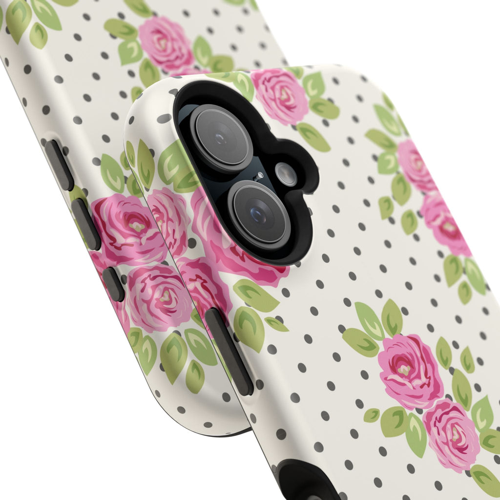 Customizable: Floral Polka Dot Phone Case
