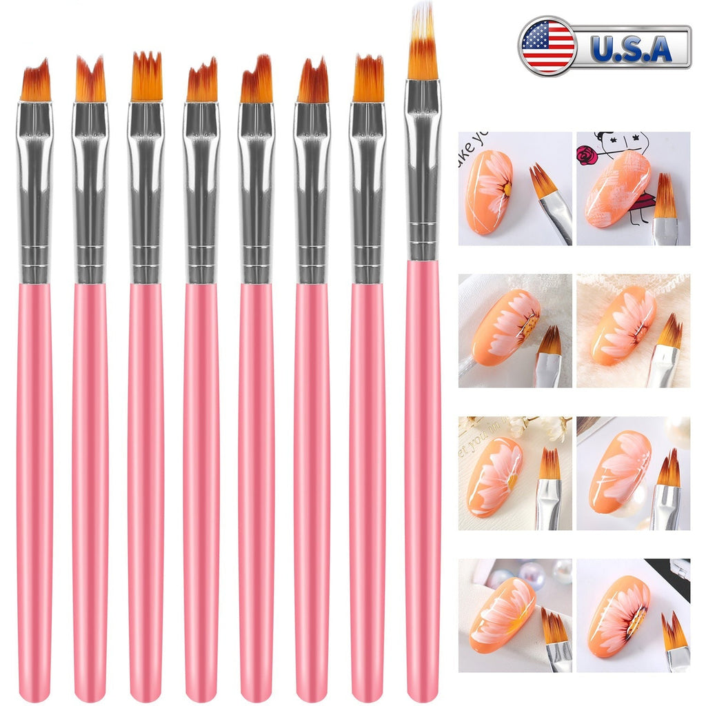 8Pcs Nail Art Brush