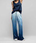 Baimy Wide Leg Silk Pants