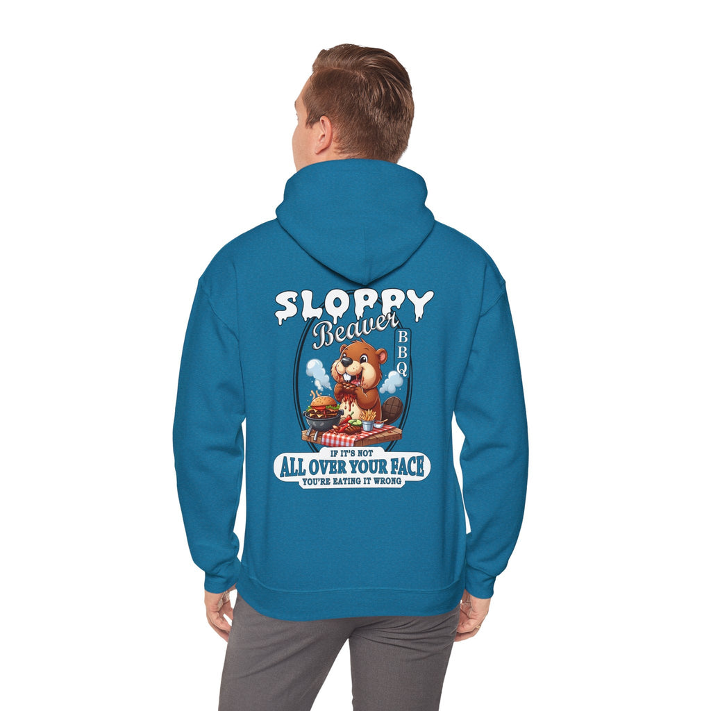 Sloppy Beaver BBQ Back Hooded Sweatshirt