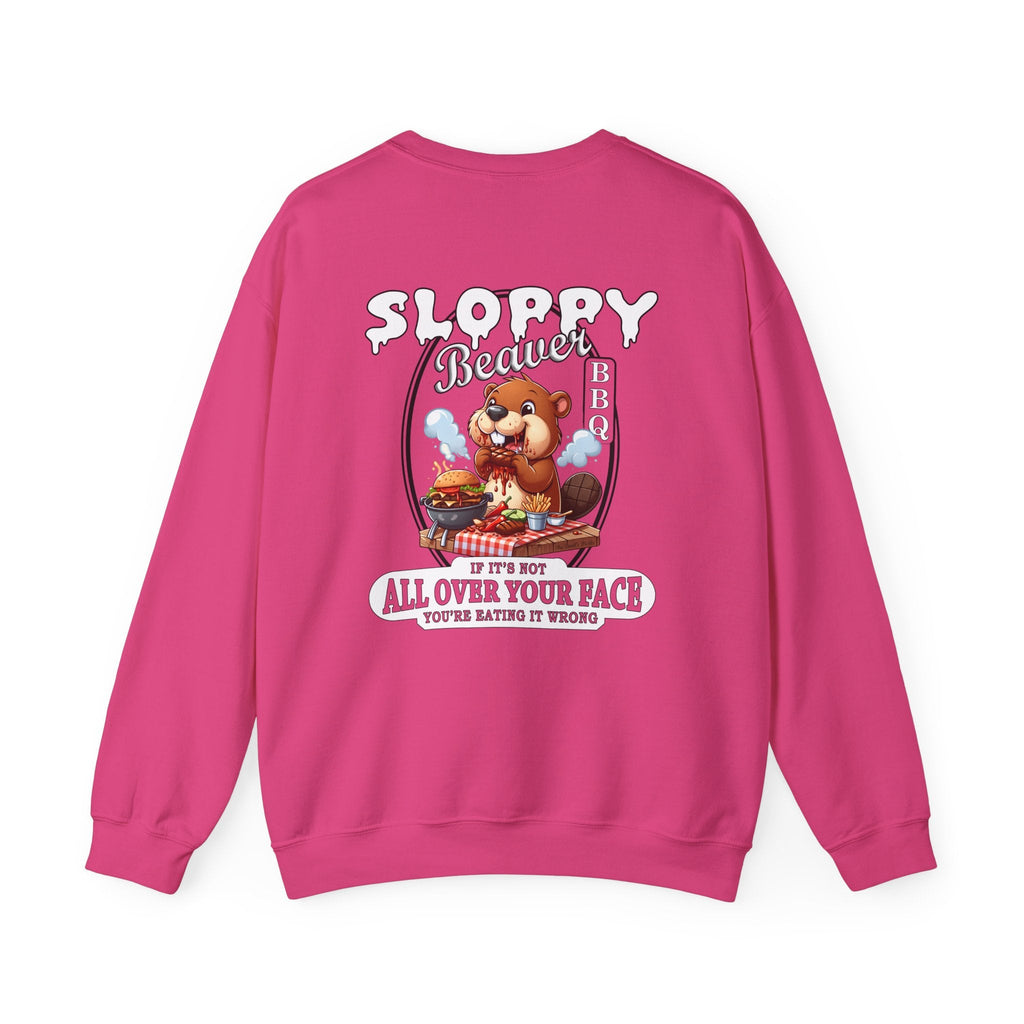 Sloppy Beaver BBQ Back Crewneck Sweatshirt