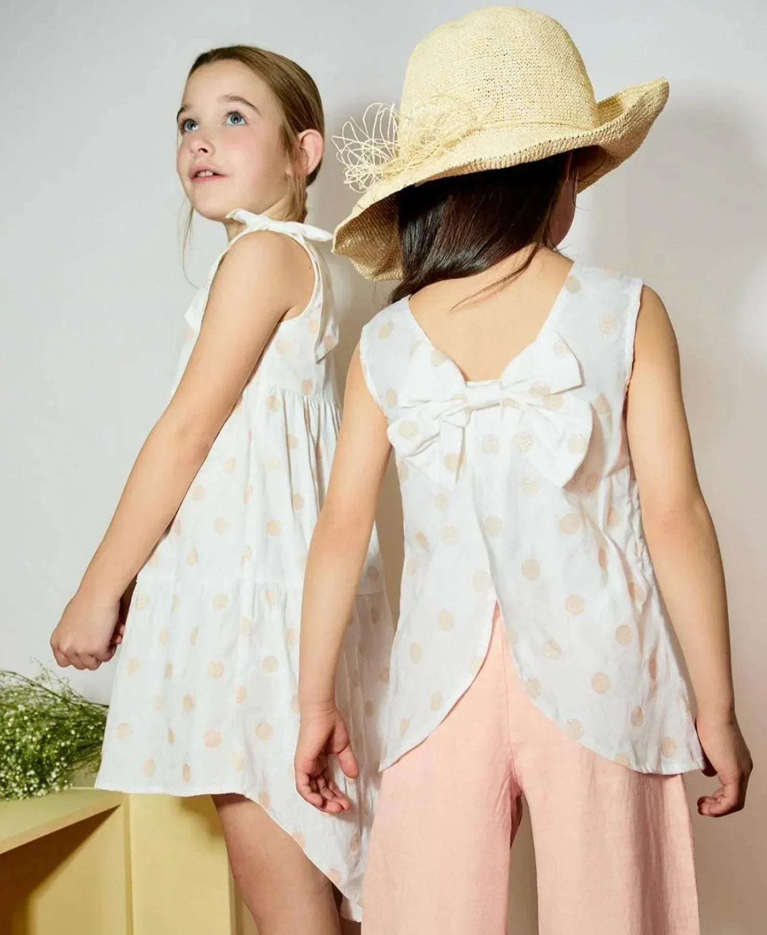 Girl's Glitter Polka Dots Dress