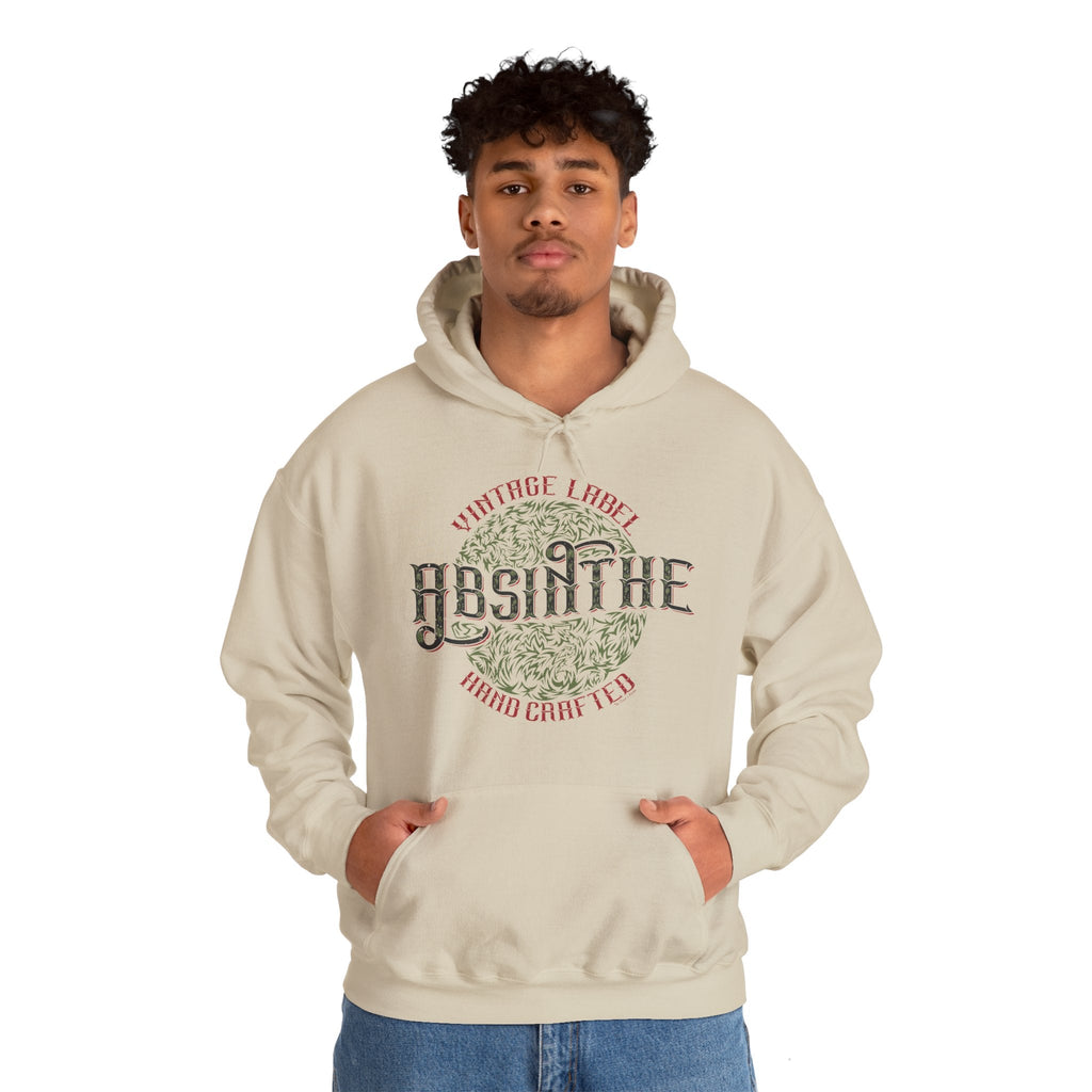 Vintage Label Absinthe Hooded Sweatshirt