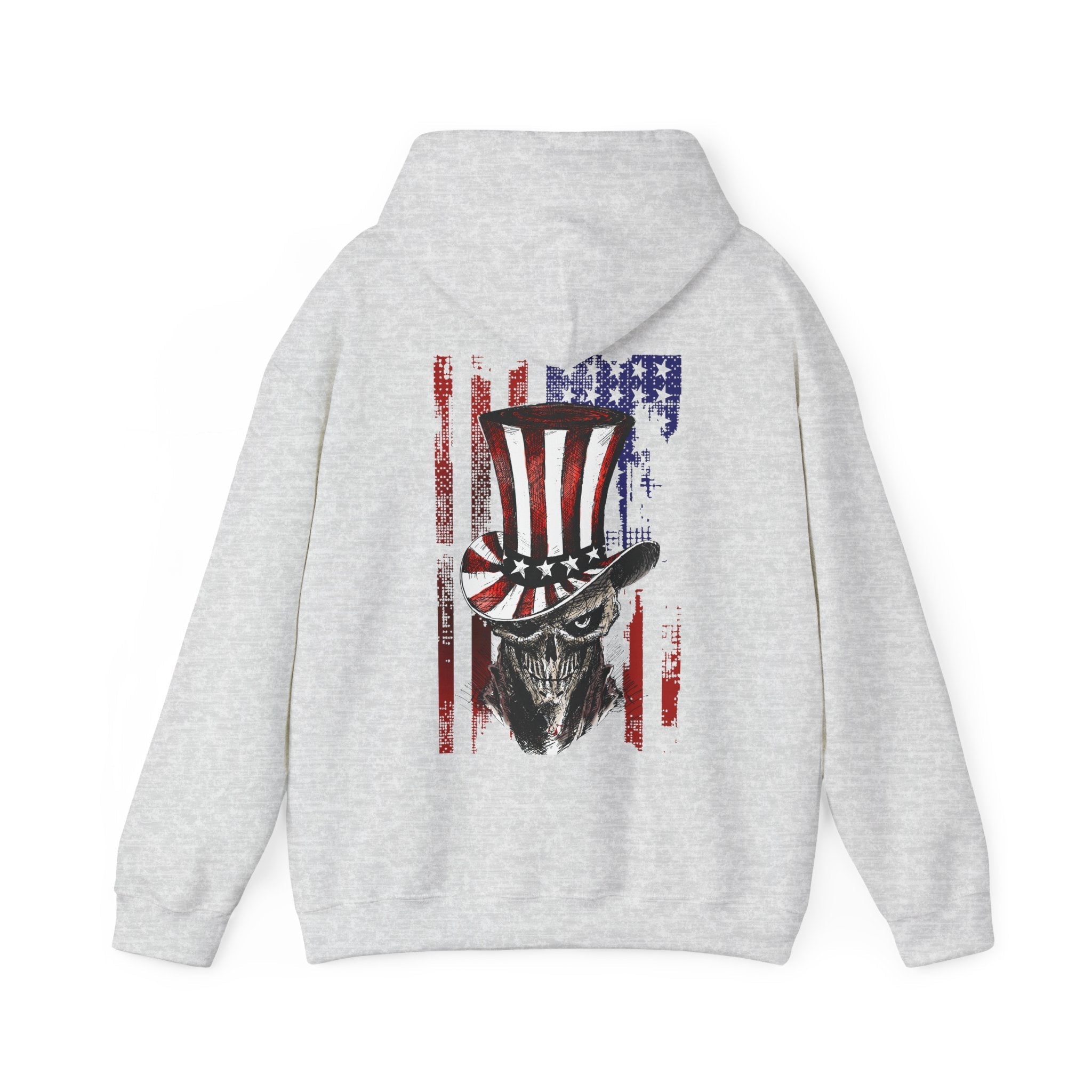 Patriotic Skull Hooded Sweatshirt
