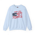 Raise It High American Flag Crewneck Sweatshirt