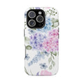Customizable: Floral Hydrangea Impact-Resistant Phone Case