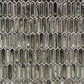 Sealed New Ivy Hill Tile Fargin Platinum Moss Elongated Hexagon 12 in. x 10 in. x 7mm Polished Glass Mosaic Tile (0.82 sq. ft.)