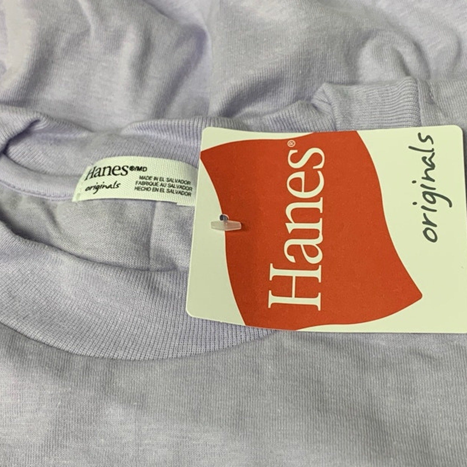 New 5-Pack Hanes Womens Medium Purple Ringspun Cotton Cap Sleeve Muscle Tees