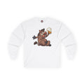 Beer Drinking Boar Long Sleeve Tee