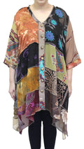 Floral Paisley Burnout Duster