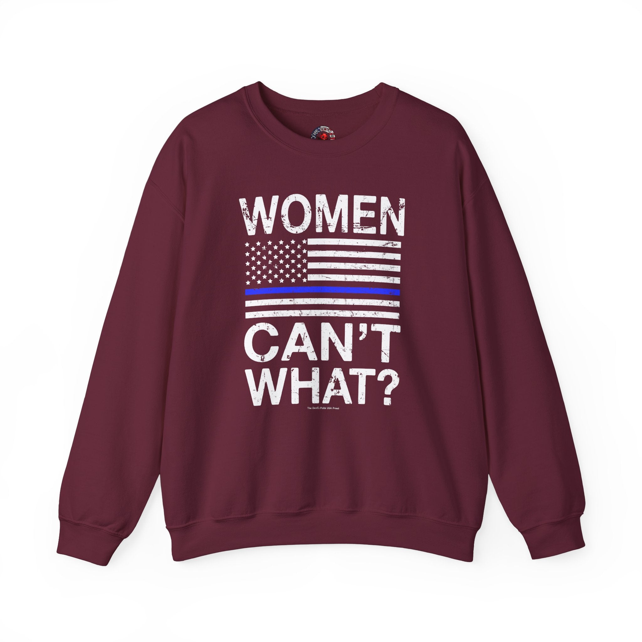 Women Can't What Crewneck Sweatshirt