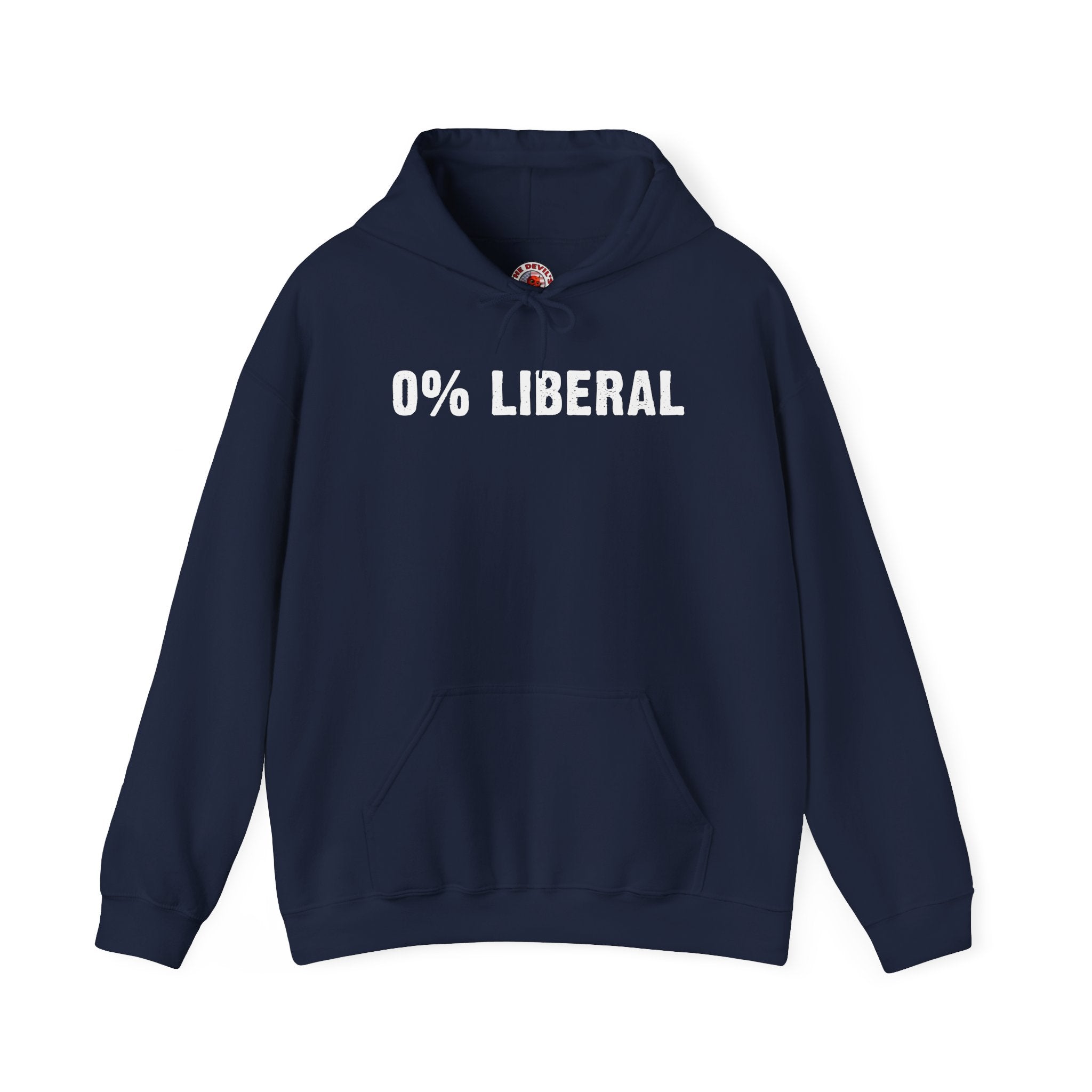 0% Liberal Hooded Sweatshirt
