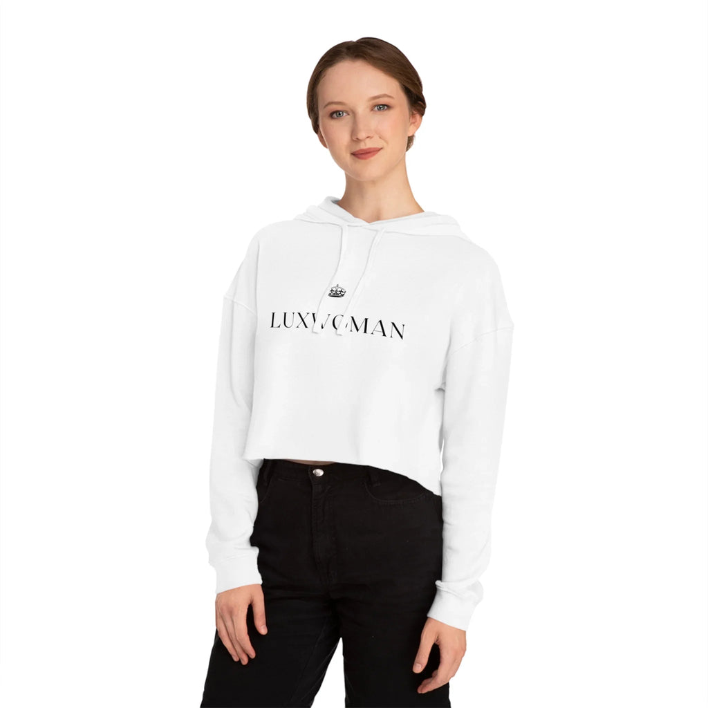 LUX Cropped Hooded Sweatshirt