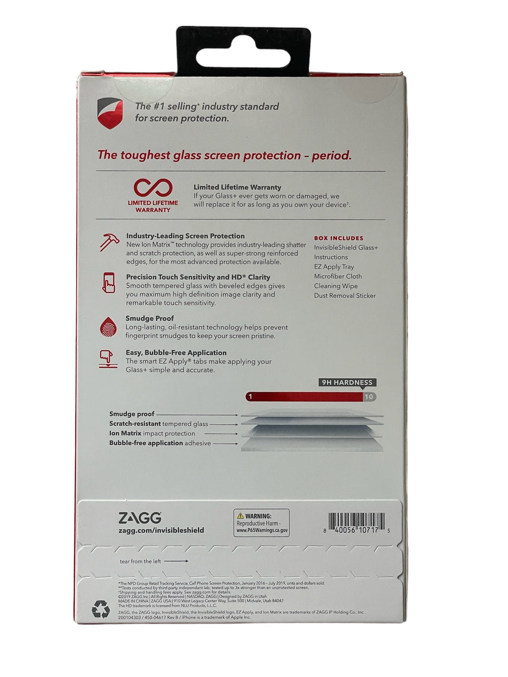 ZAGG InvisibleShield Glass+ Screen Protector – High-Definition Tempered Glass Made For Apple Iphone 11 Pro – Impact & Scratch Protection
