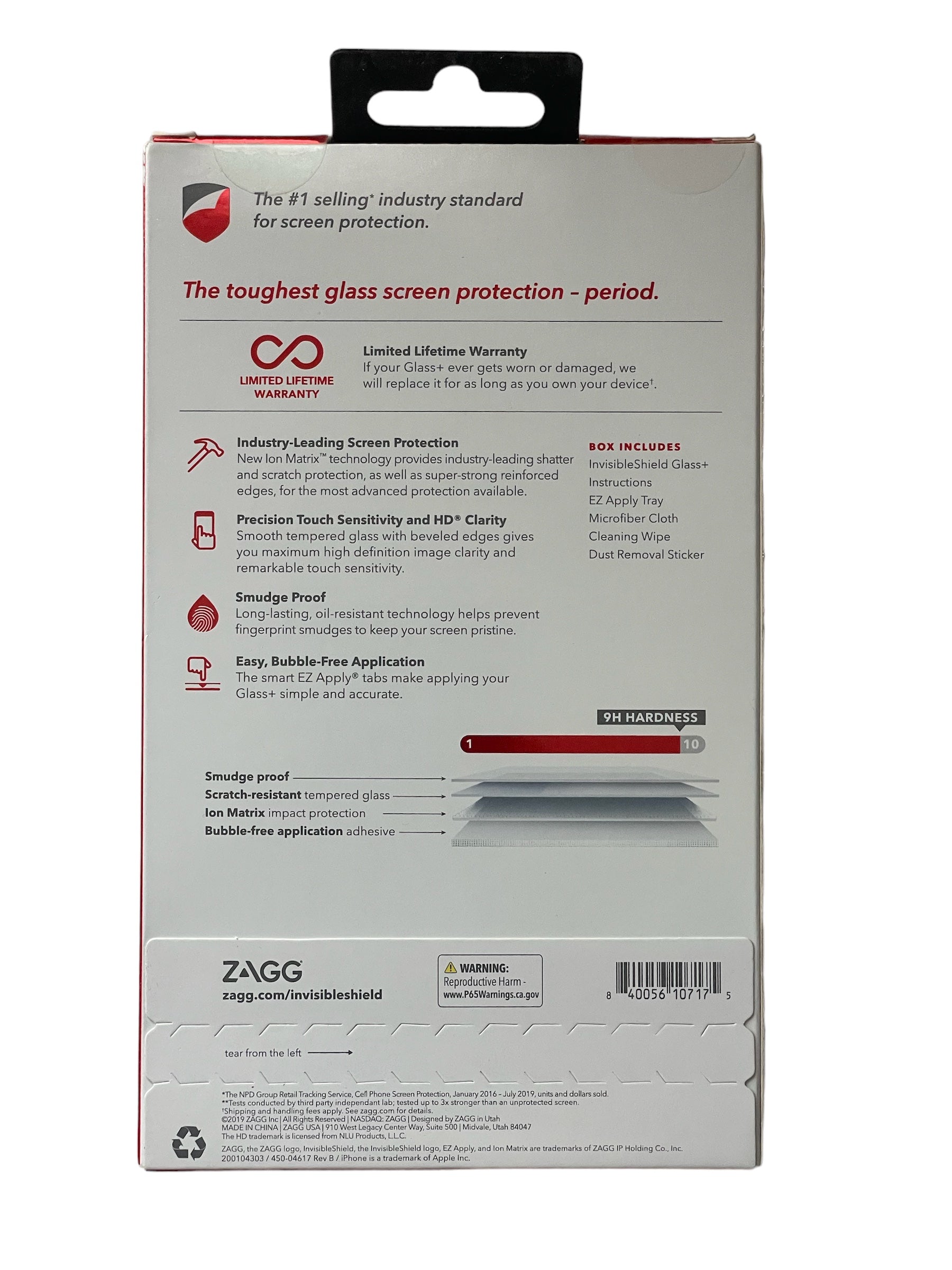 ZAGG InvisibleShield Glass+ Screen Protector – High-Definition Tempered Glass Made For Apple Iphone 11 Pro – Impact & Scratch Protection