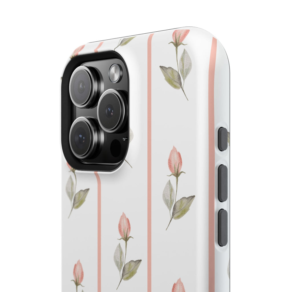 Customizable: Floral Impact-Resistant Phone Case, Chic Phone Cover