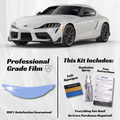 Toyota GR Supra (2020-2026) Partial Hood PPF Protection Kit - Pre-Cut