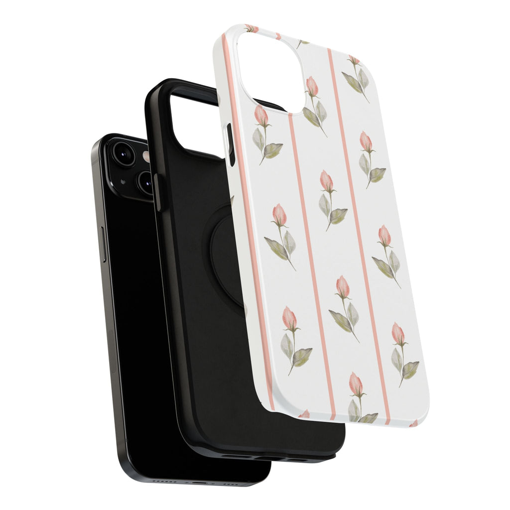 Customizable: Floral Impact-Resistant Phone Case, Chic Phone Cover