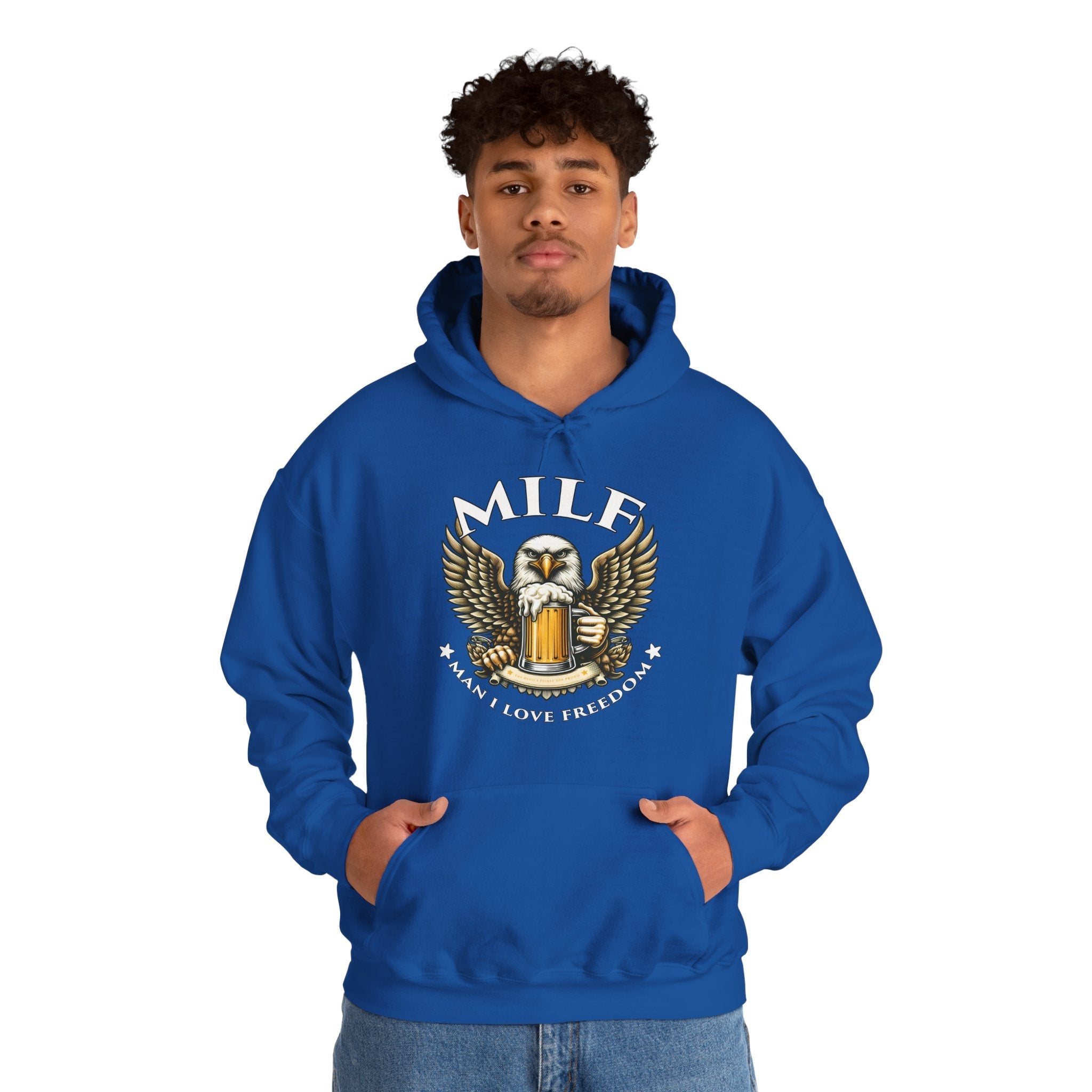 Man I Love Freedom Hooded Sweatshirt
