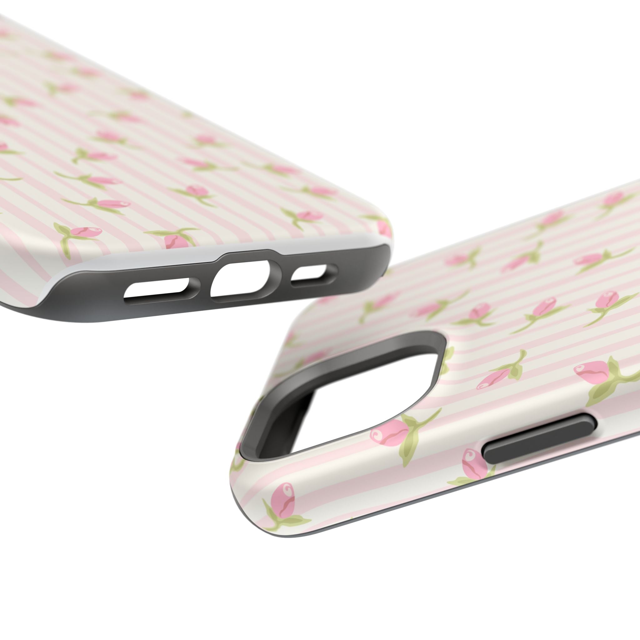 Customizable: Floral Impact-Resistant Phone Case