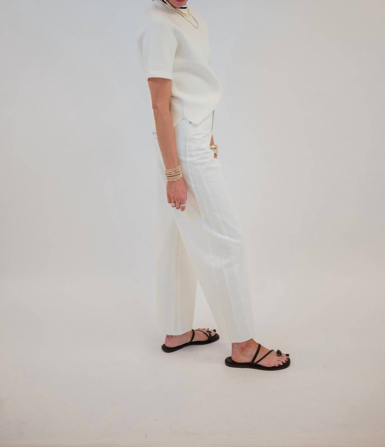 Kat Scuba Short Sleeve Top