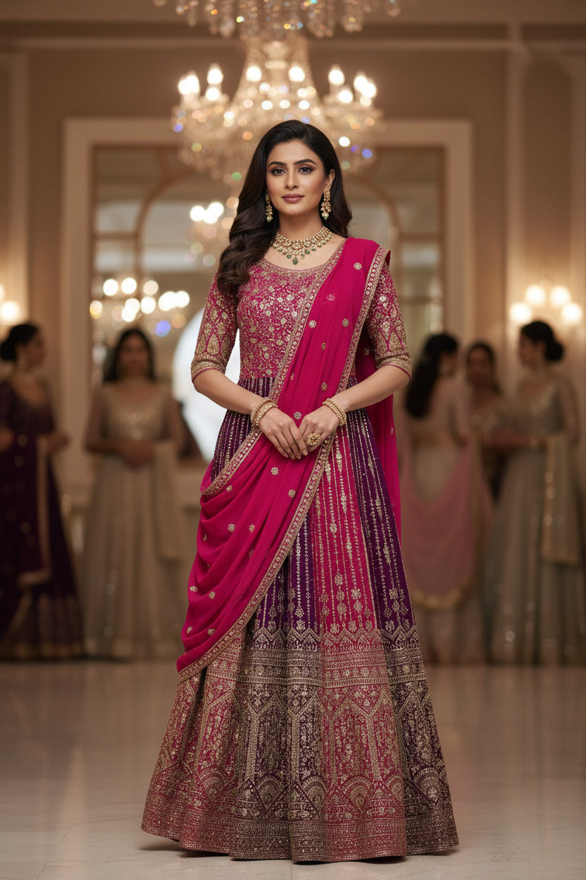 Wedding collection: Rutba : heavy Anarkali suits