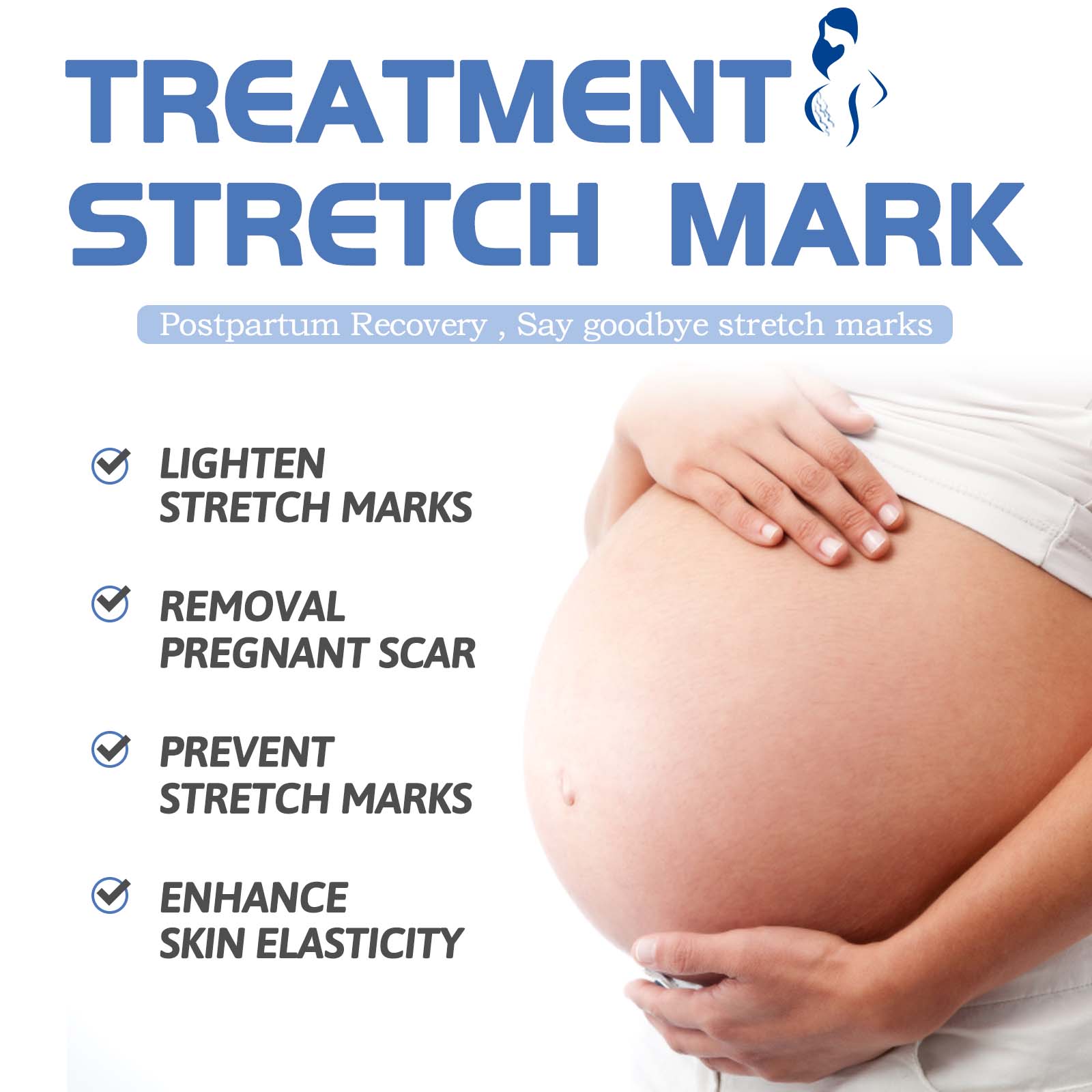 Jaysuing Pregnancy Cream, Postpartum Skin Care Smoothing, Firming And Gently Improving Skin Body Cream