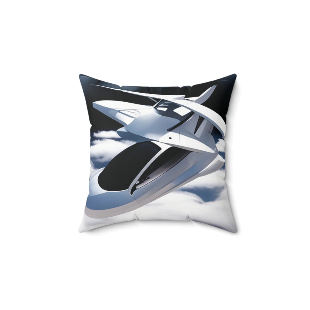 Furturistic Space Travel Square Pillow - Kids Edition