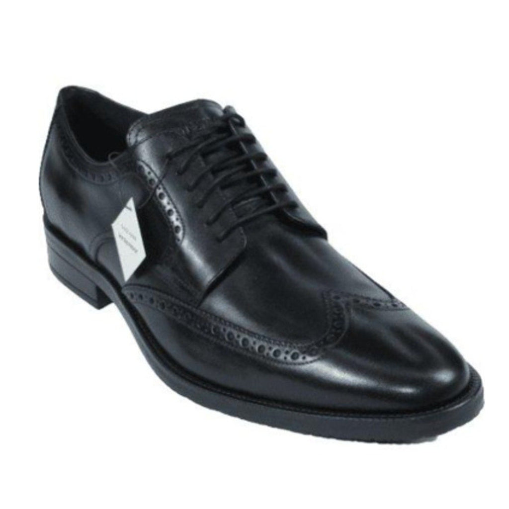 New In Box Cole Haan Men Size 8 Black Leather Lace Wing Oxford Grand 360 Shoes