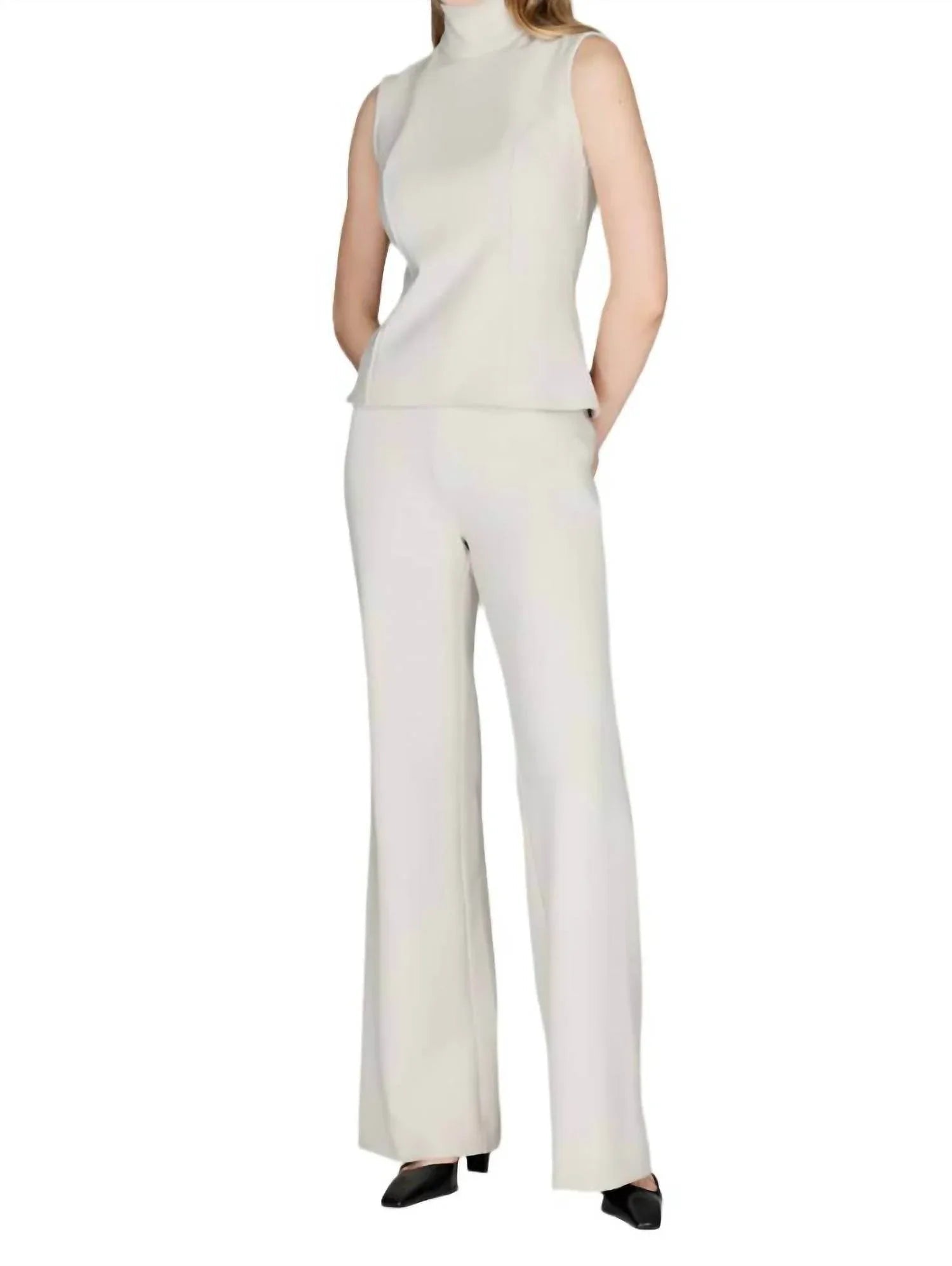 Back Zip Flare Pant