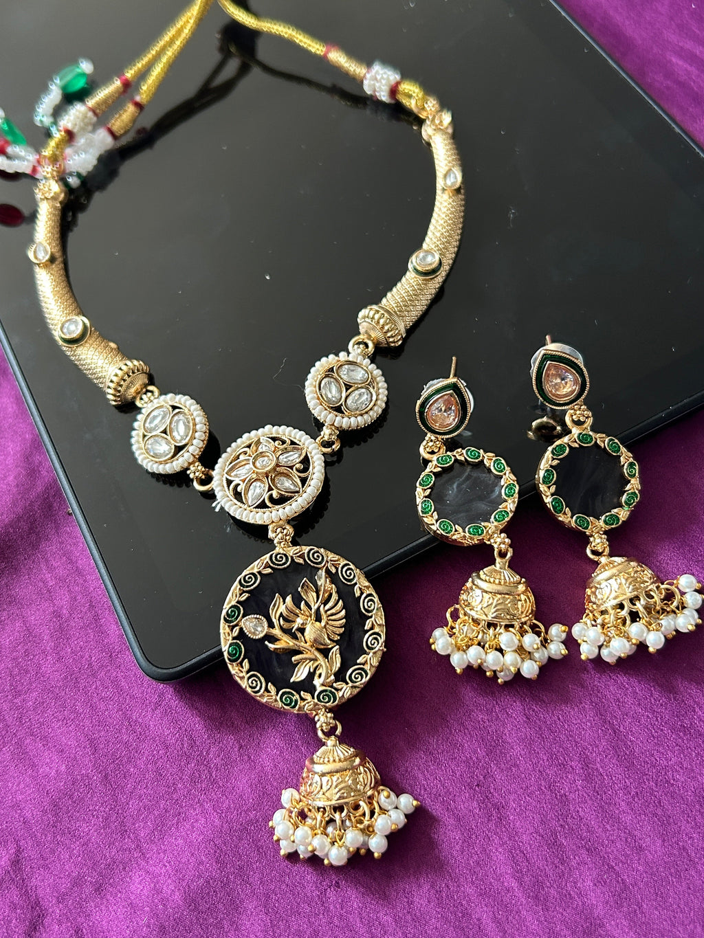 Gold look alike necklace sets