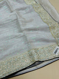 Tissue silk saree with gota Patti work