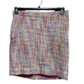 Merona Size 12 Pastel Woven Texture Back Zipper w Slit Career Short Pencil Skirt